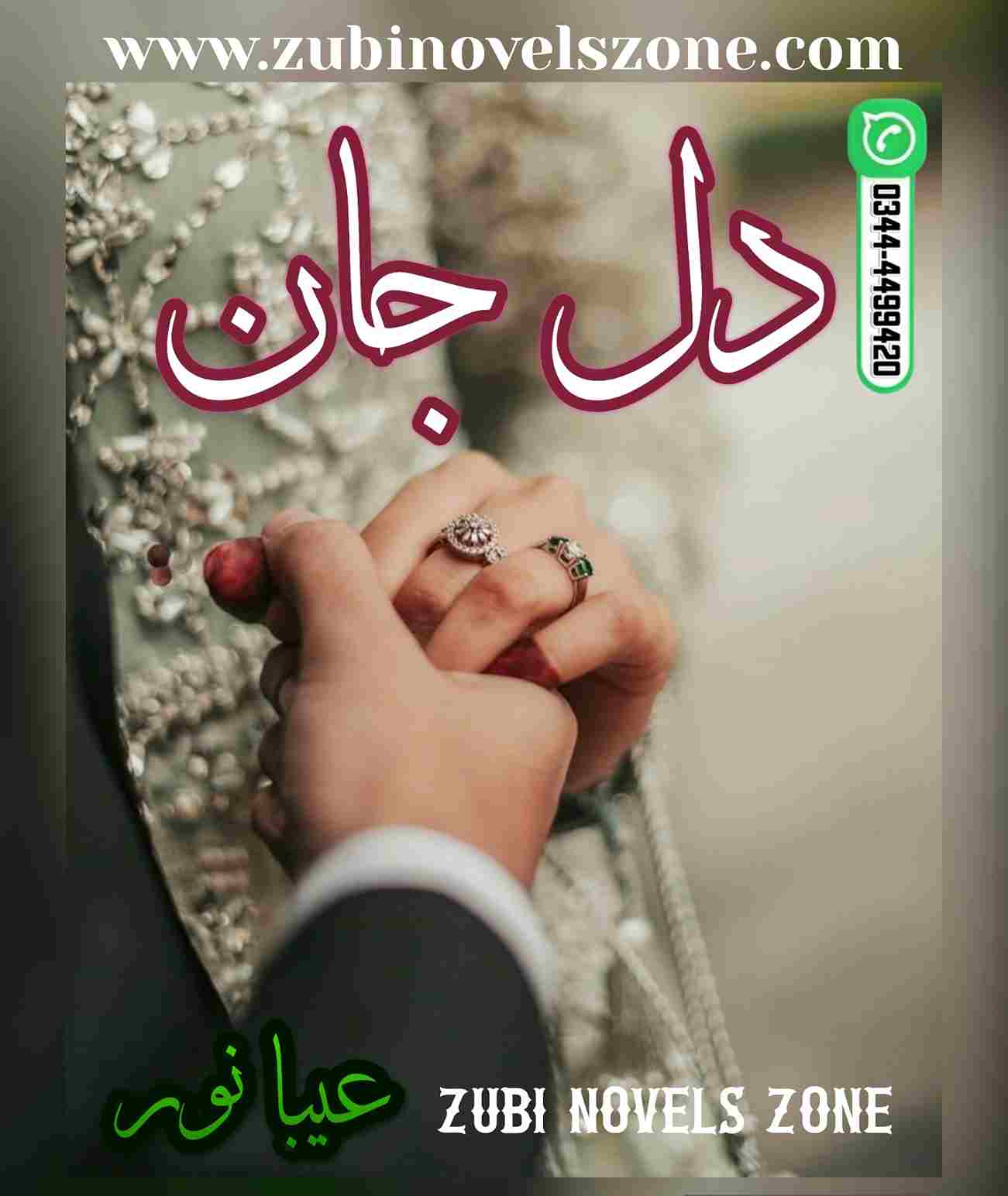 Novel Dil E Jaan By Aiba Noor Complete – ZNZ