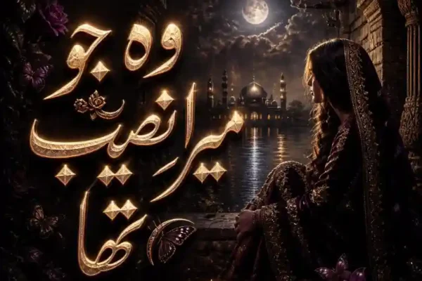 Woh Jo Mera Naseeb Tha Novel By Miss Ishuu Complete - ZNZ